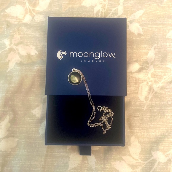 moonglow Jewelry Waning Gibbous Moon Necklace Poshmark